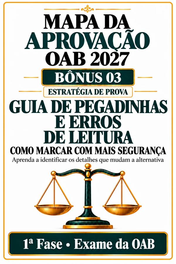 Capa do bônus Guia de Pegadinhas e Erros de Leitura