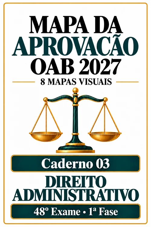 Capa do Caderno 03 — Direito Administrativo