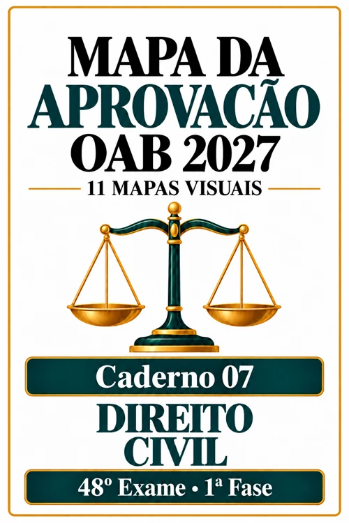 Capa do Caderno 07 — Direito Civil