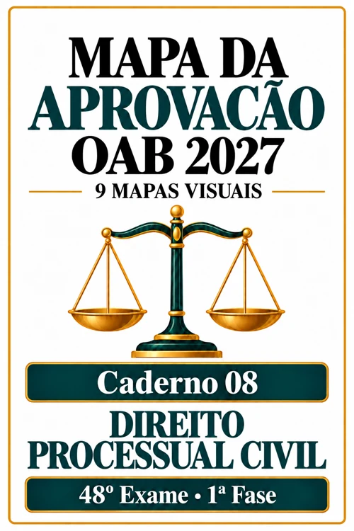 Caderno de Direito Processual Civil, à direita da coleção
