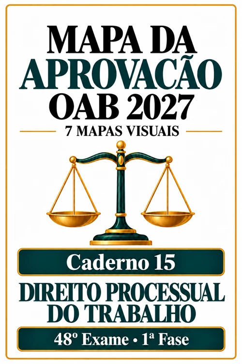 Capa do Caderno 15 — Direito Processual do Trabalho