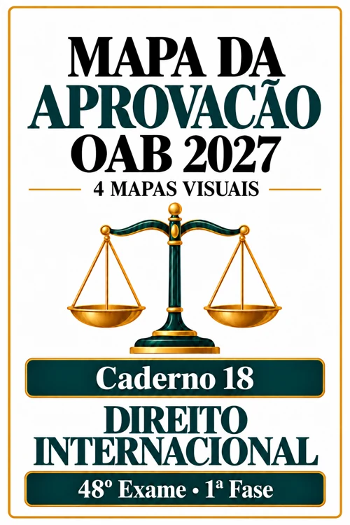 Capa do Caderno 18 — Direito Internacional