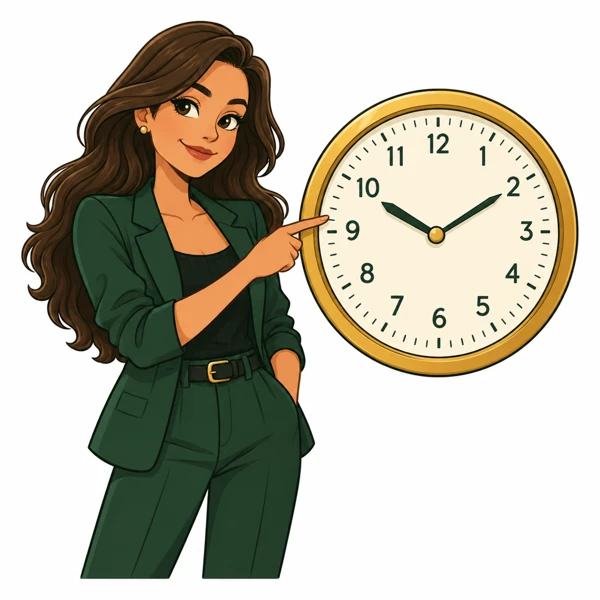 Tem poucas horas